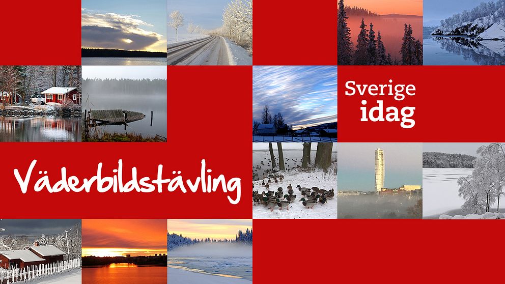 Skicka in en bild på det aktuella svenska vädret till vaderbild@svt.se och delta i tävlingen.