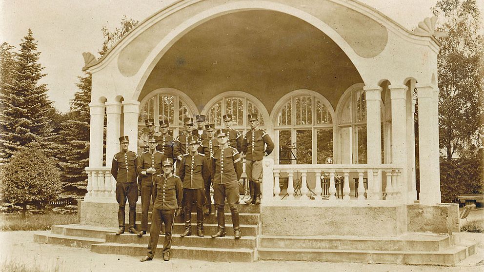 T-4-musikkår 1930 musikpaviljongen Hässleholm