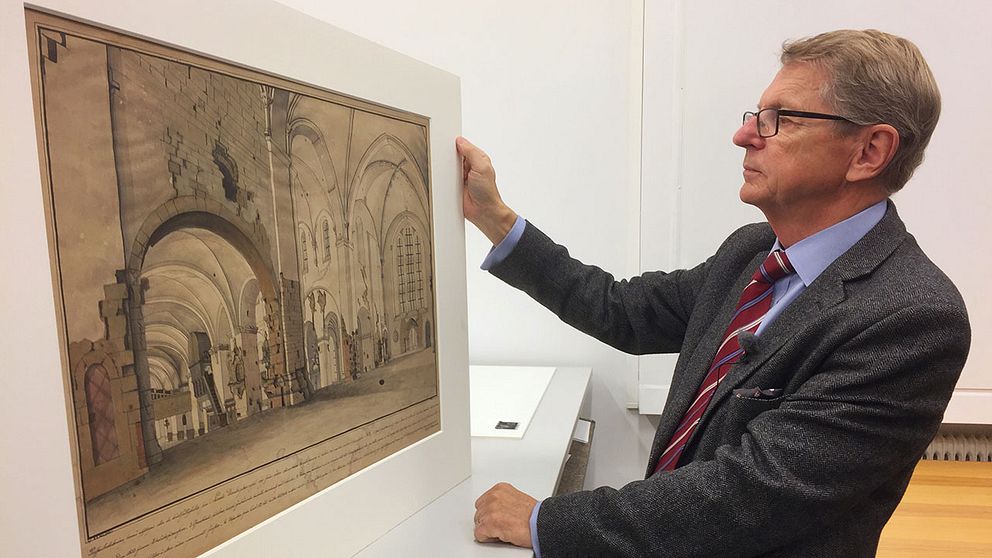 domkyrkoarkivet Håkan E Wilhelmsson domprost Brunius skiss Lunds domkyrka