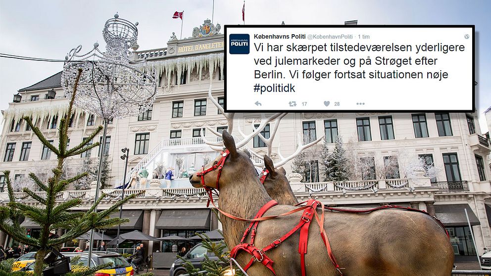 Skärpt säkerhet på danska julmarknader