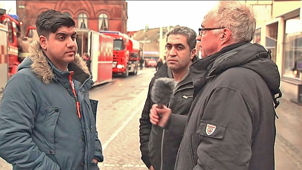 Abid och Hasan Sankar – deras butik blev lågornas offer