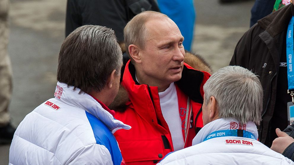 Putin under OS i Sotji.