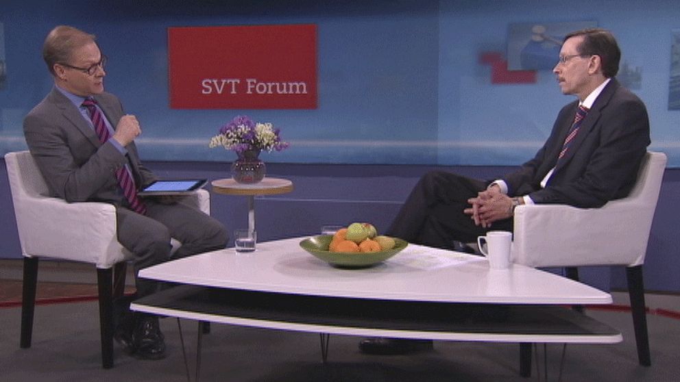 Ekonomiprofessor Lars Calmfors gästar Mats Knutson i ”Politik i fokus”