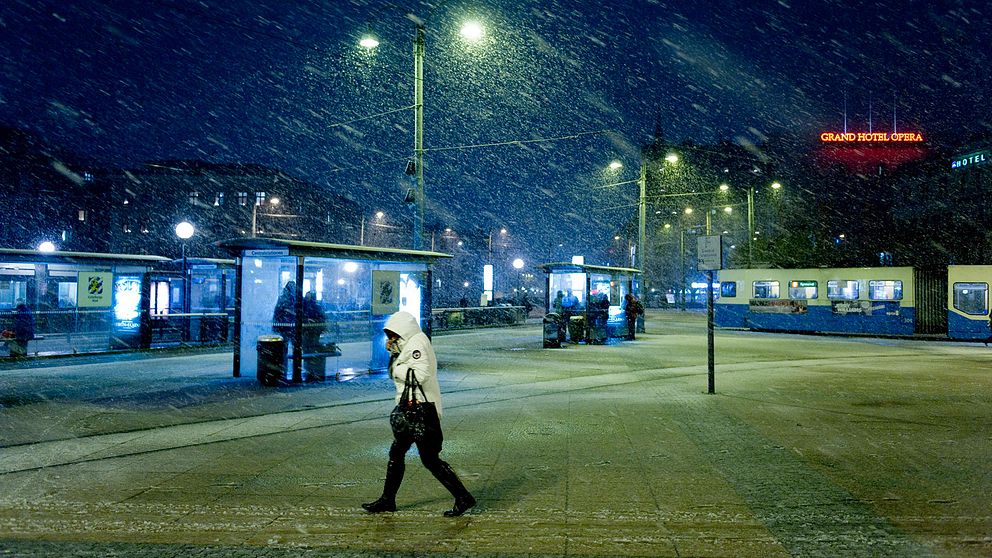 Oväder i Göteborg.