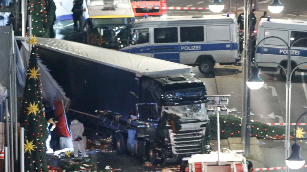 Lastbilen rammade tiotals människor på julmarknaden den 19 december.