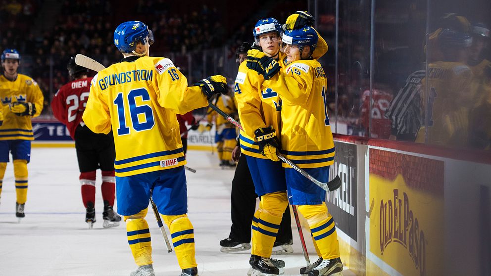 Måljubel i JVM mot Schweiz.