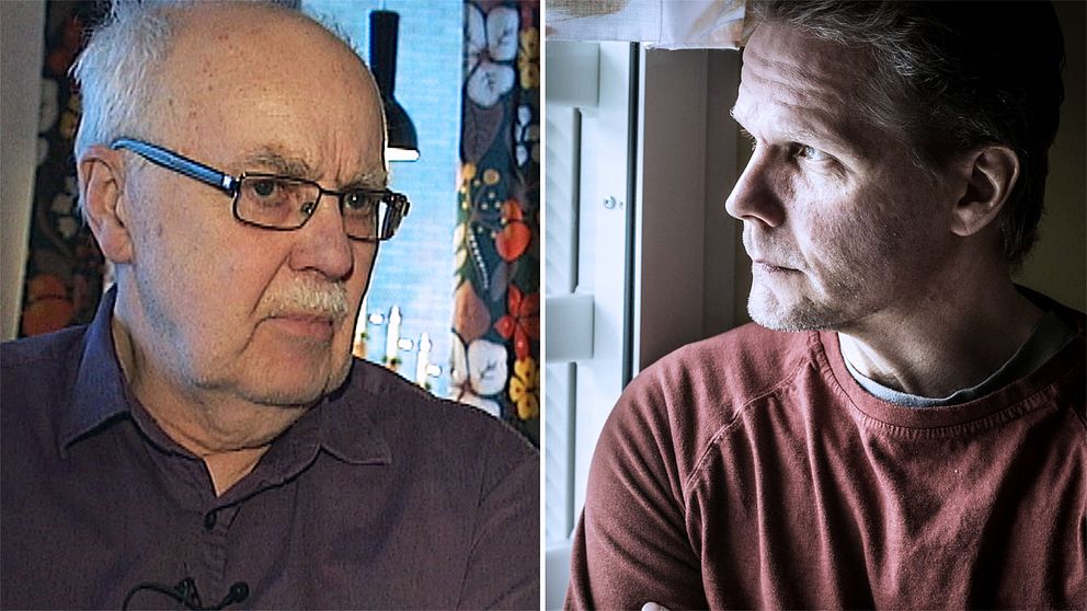 Utredaren Ivan Vikström. Till höger: Kaj Linna.