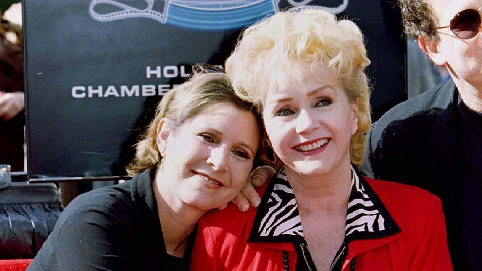 Carrie Fisher och Debbie Reynolds.