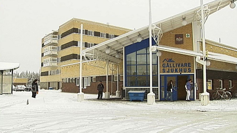 Gällivare sjukhus vinter