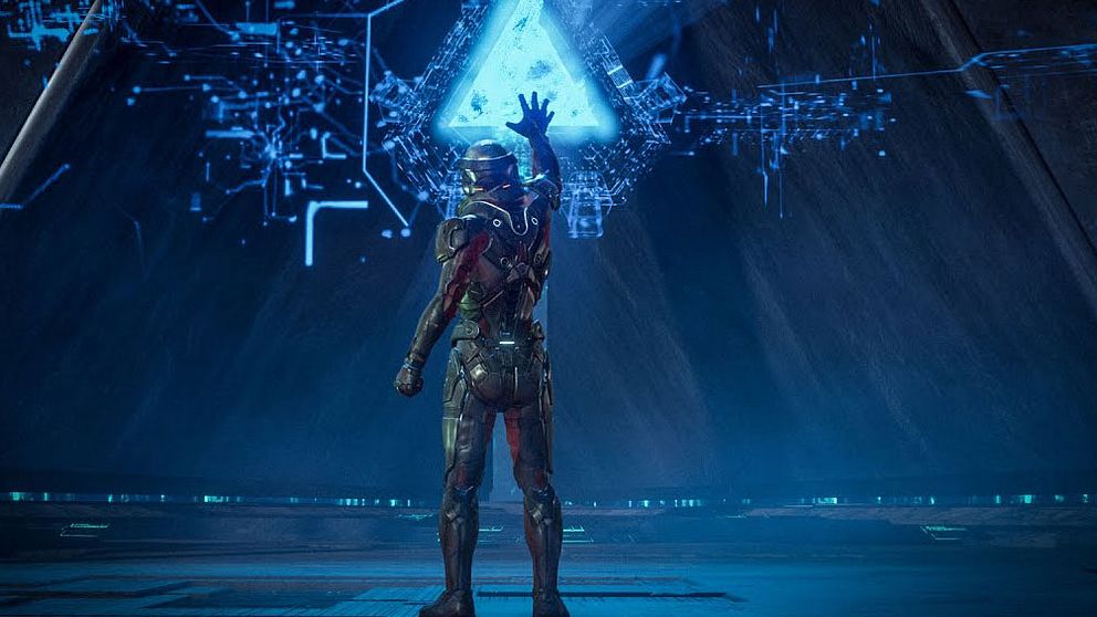 I rollen som ett av syskonen Sara och Scott Ryder leder du expeditionen ombord på rymdskeppet Pathfinder i Mass Effect: Andromeda.