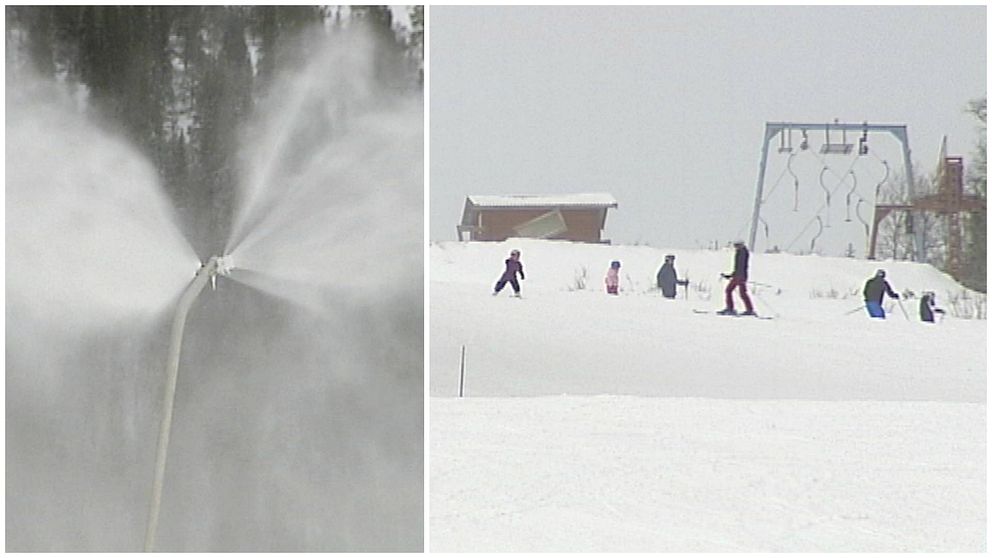 Mer konstsnö i slalombackarna