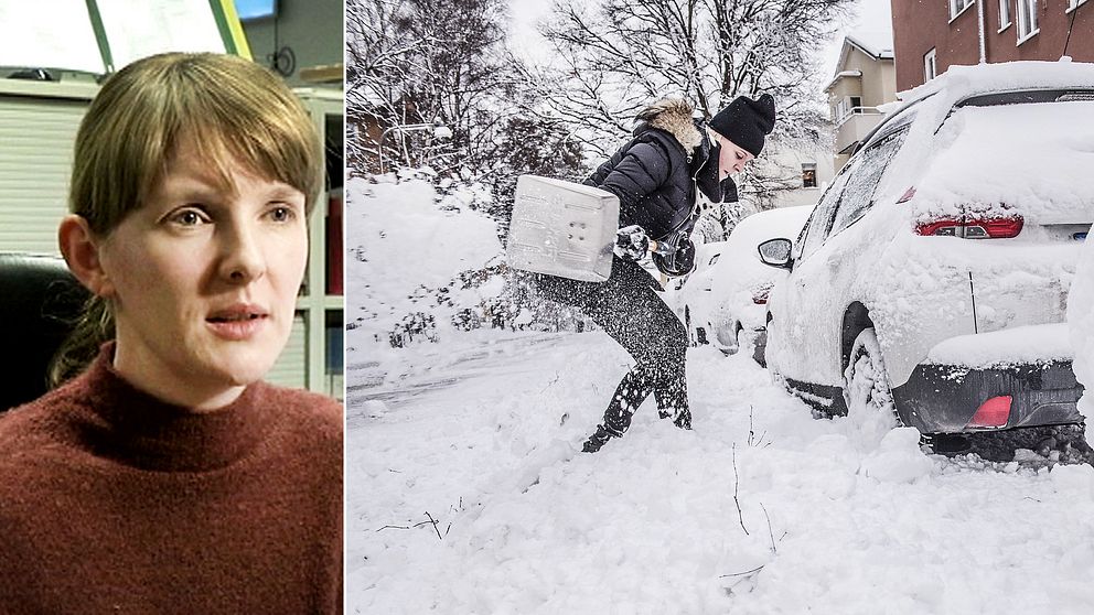 Jannicke Geitskaret, meteorolog på SVT konstaterar att vintern är här med besked och att Sverige får räkna med kyla tio dygn framöver.