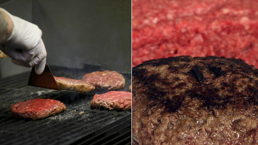 Hamburgare serverade ”medium” kan vara farliga om köttet inte hanterats rätt innan det steks.