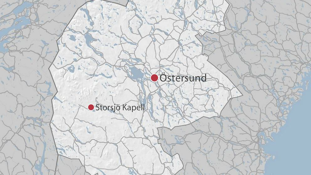 karta Storsjö Kapell