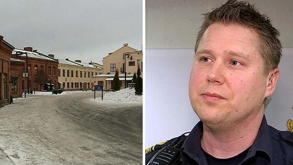Tändsticksområdet och gruppchefen på polisen i Jönköping.