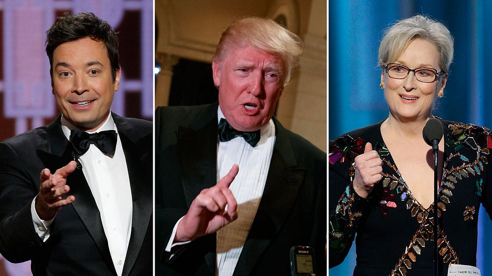 Jimmy Fallon, Donald Trump och Meryl Streep.