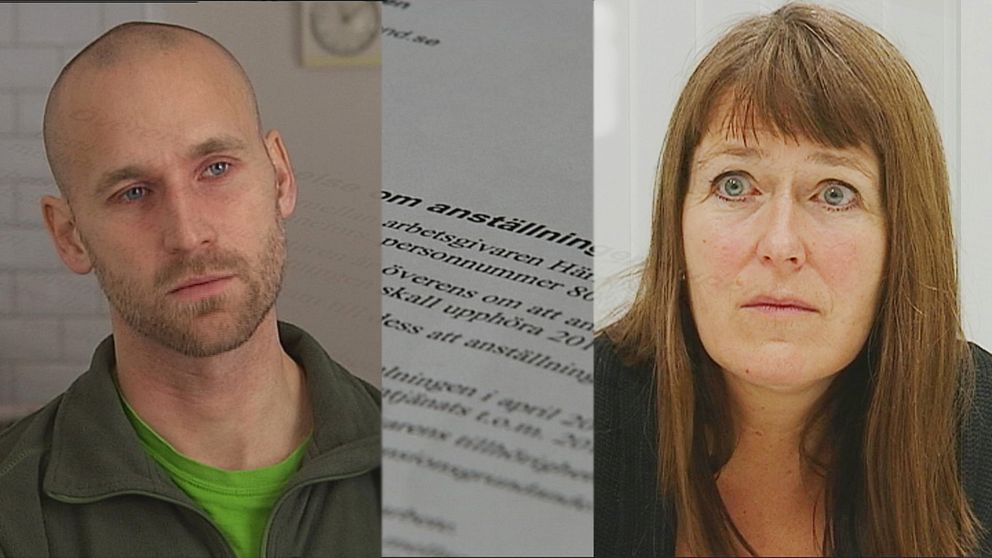 Håkan Lönnefors fd fritidschef i härnösand och Sara Kullgren chefsjurist Ledarna.