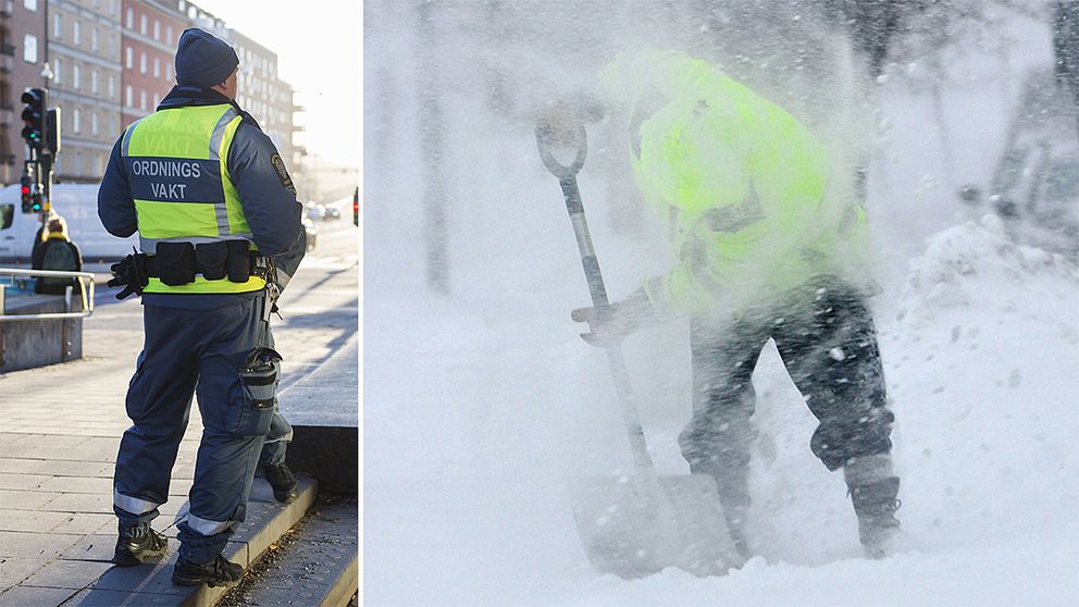 Vakt och snöröjare