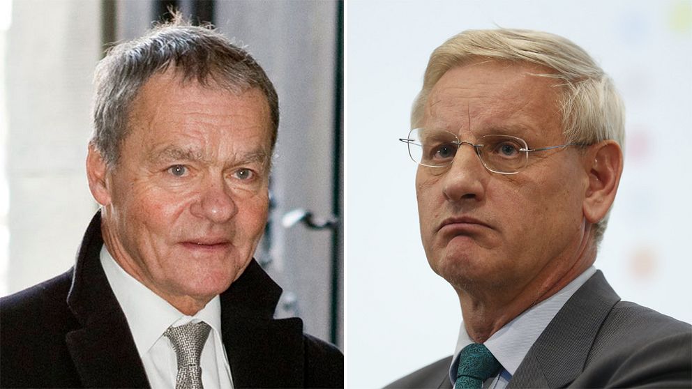 Ulf Dinkelspiel och Carl Bildt.