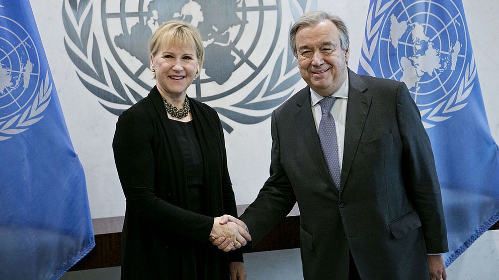 Margot Wallström och António Guterres.