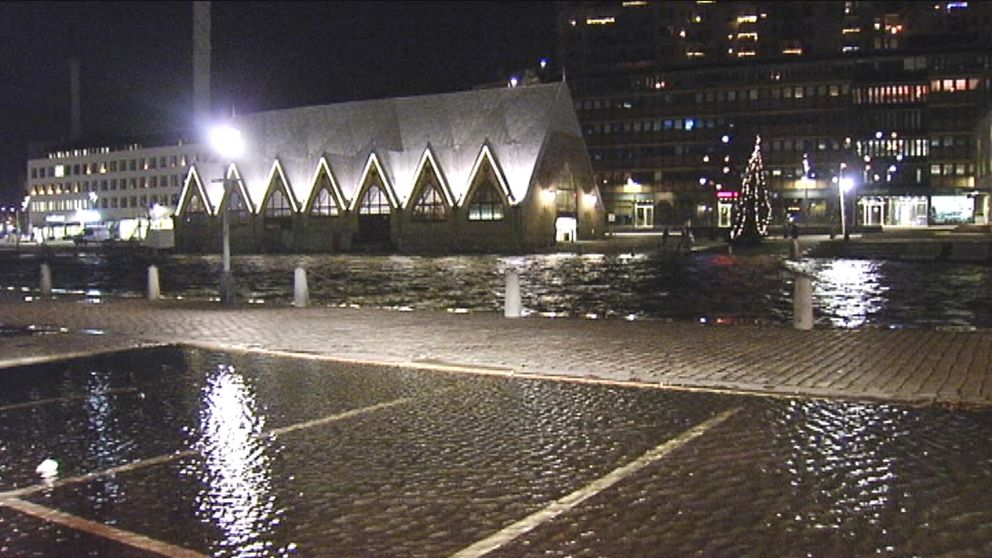 Översvämning i Göteborg i samband med stormen Urd den 26–27 december.
