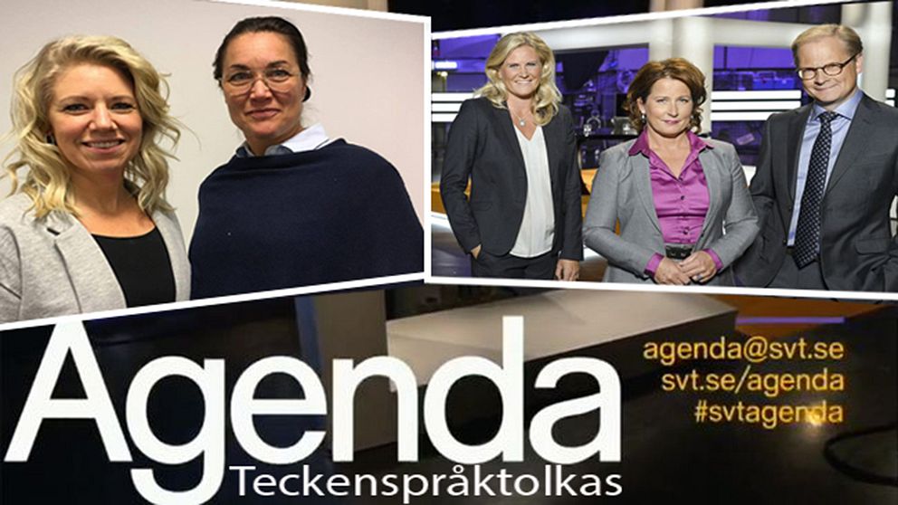 Agenda teckenspråkstolkas