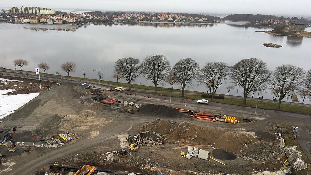 En ny stadsdel i Karlskrona börjar ta form.