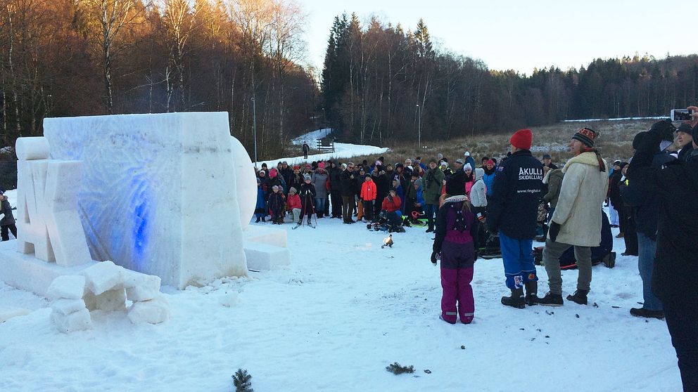 Snöskulptur