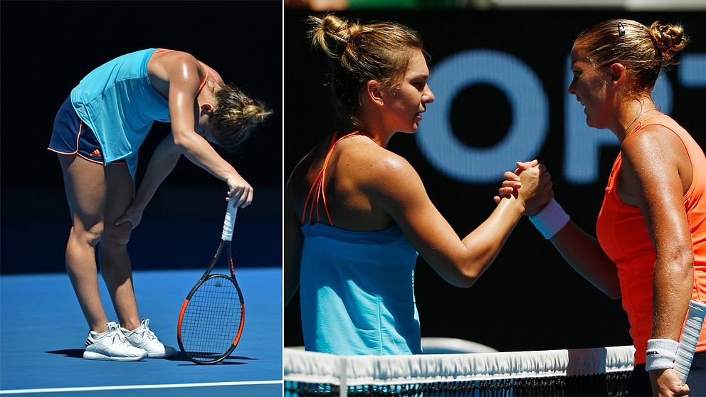 Det blev favoritfall direkt när Simona Halep förlorade mot Shelby Rogers i Australian Opens första omgång.