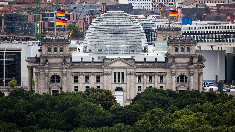 Förbundsdagen (parlamentet) i den tyska huvudstaden Berlin.