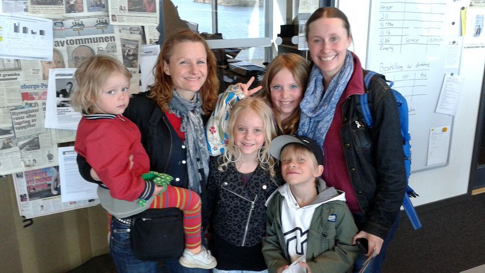 Besökare på öppet hus SVT Göteborg 2013