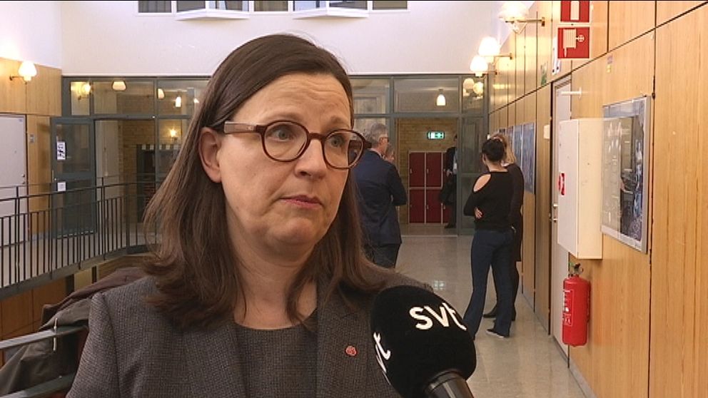 Gymnasieminister Anna Ekström