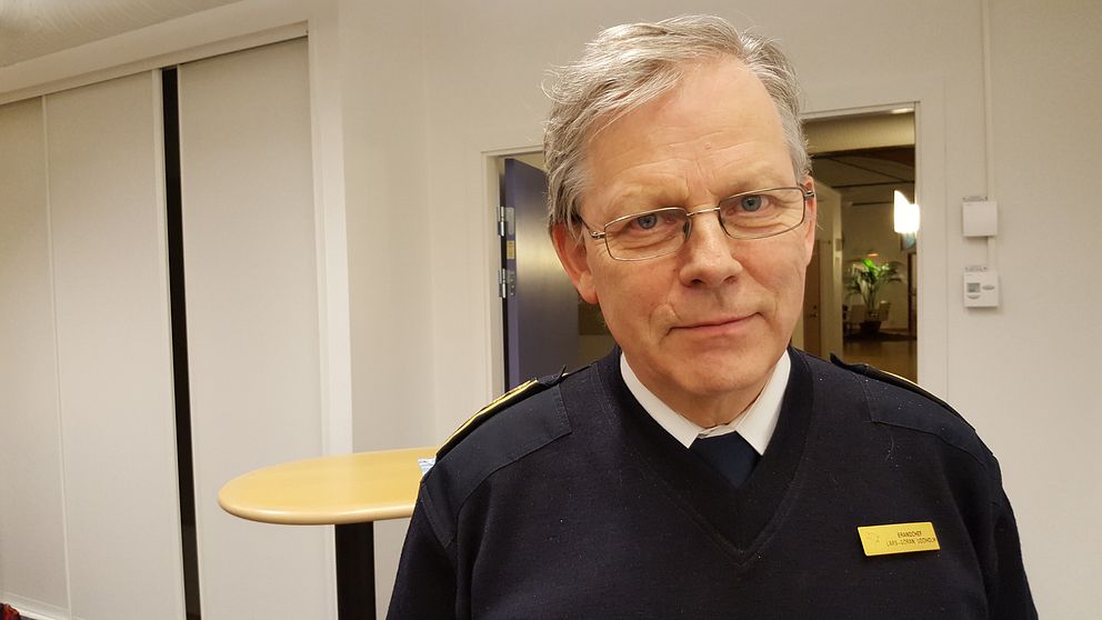Lars-Göran Uddholm, brandchef på Södertörns brandförsvarsförbund