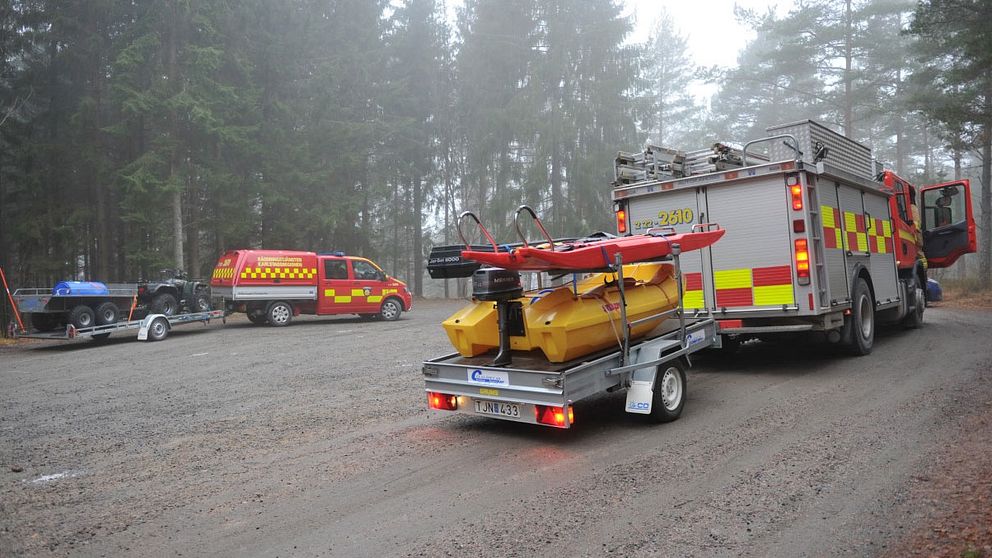 Räddningsinsats vid Grumsfjorden