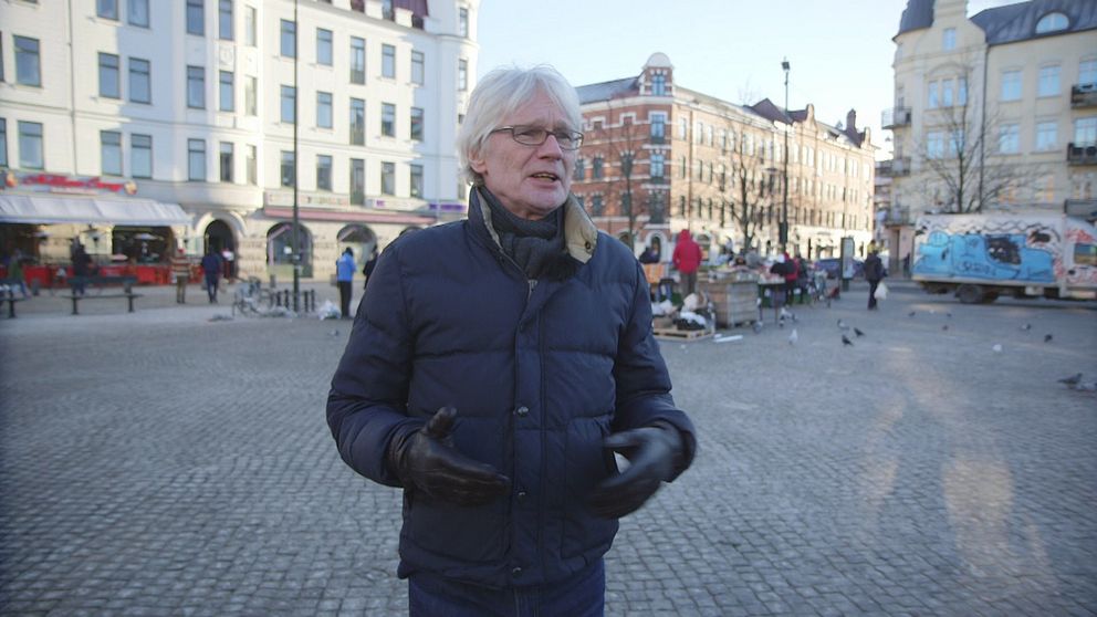 Författaren och journalisten Lars Åberg på Möllan i Malmö.