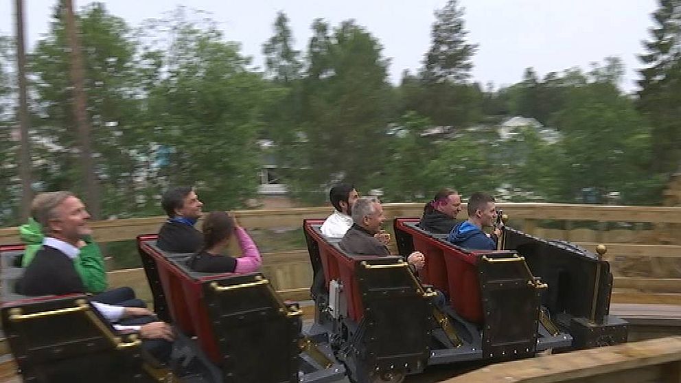 Berg- och dalbanan Wildfire i Kolmårdens djurpark