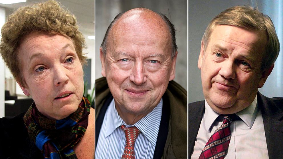 Skatteverkets förre överdirektör Helena Dyrssen, den före detta toppdiplomaten Frank Belfrage och Skatteverkets generaldirektör Ingemar Hansson är före detta regeringskollegor.