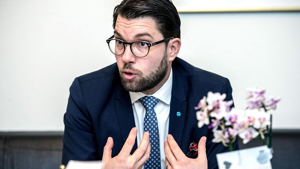 Jimmie Åkesson (SD) ställer motkrav på Anna Kinberg Batra (M).