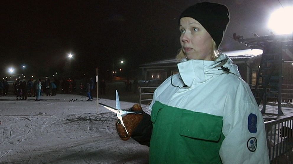 Johanna Nyberg, Vitbergsbacken, skidanläggning, slalom