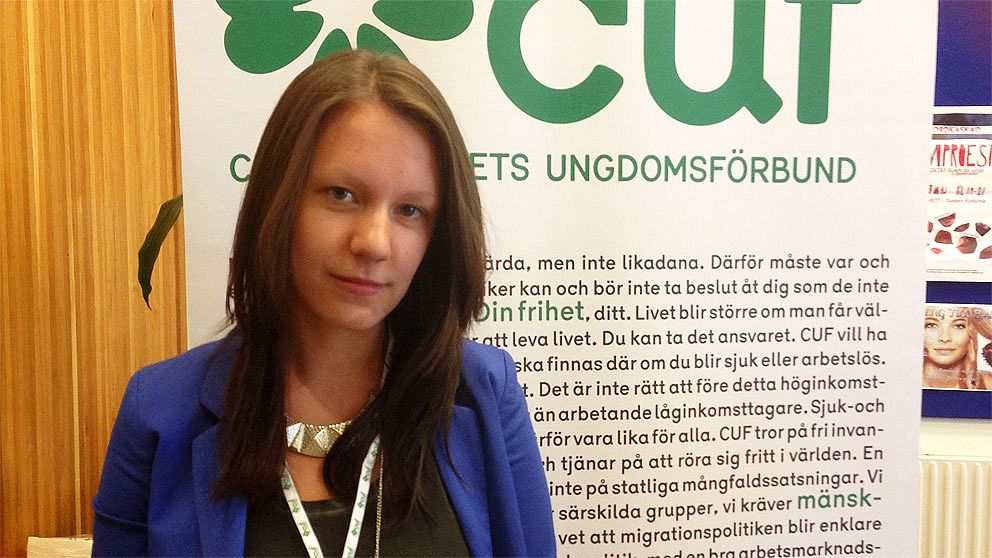 Amanda Gref, CUF-ordförande Östergötland