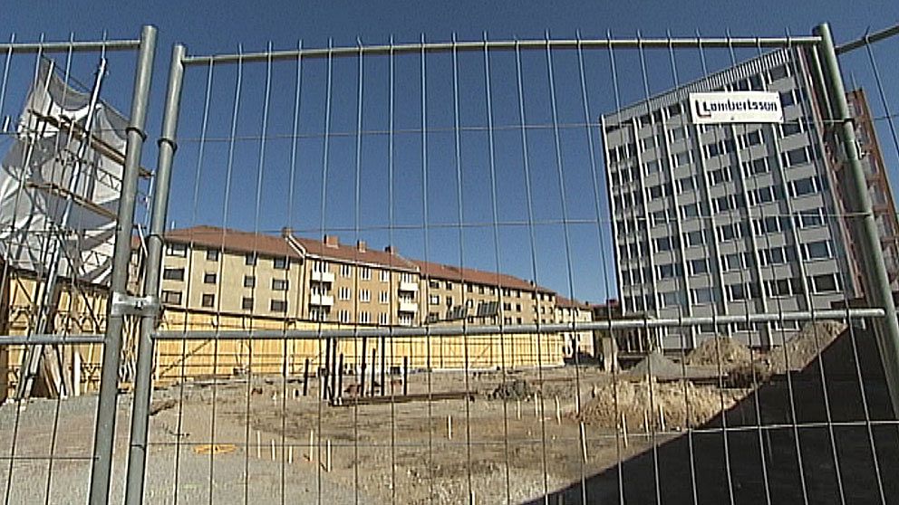 Bygge av studentlägenheter i centrala Örebro