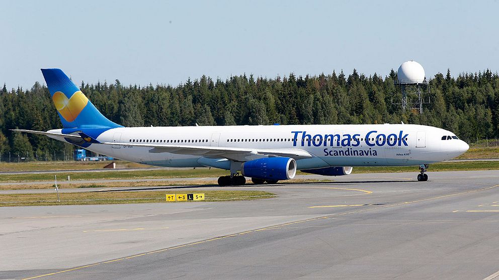 Ett Thomas Cook Airlines tvingades nödlanda i Indien.