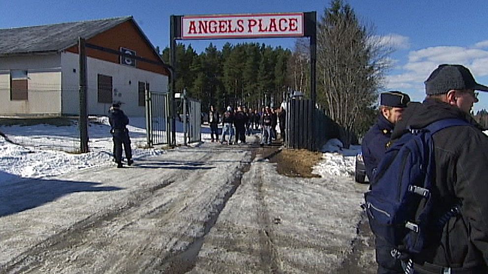 Hells angels klubblokal utanför Karlstad