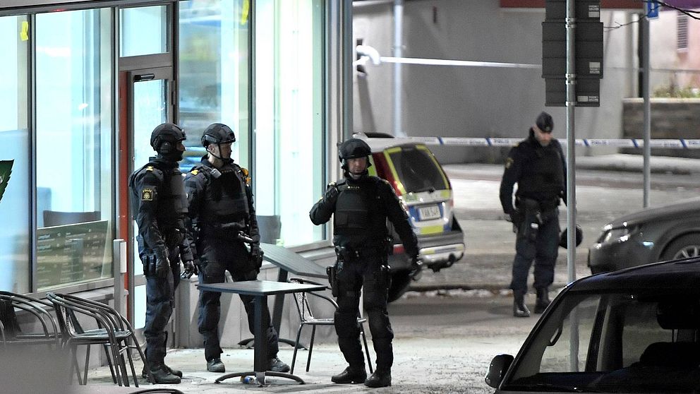 Dubbelmord i ett kafé i Rinkeby den 2 december.
