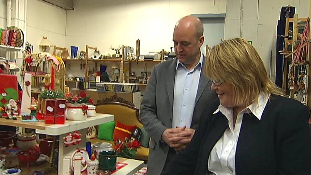 Fredrik Reinfeldt på besök