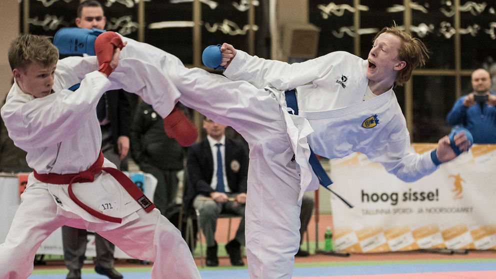 Daniel Barkelind (till höger) på Estonian Open.