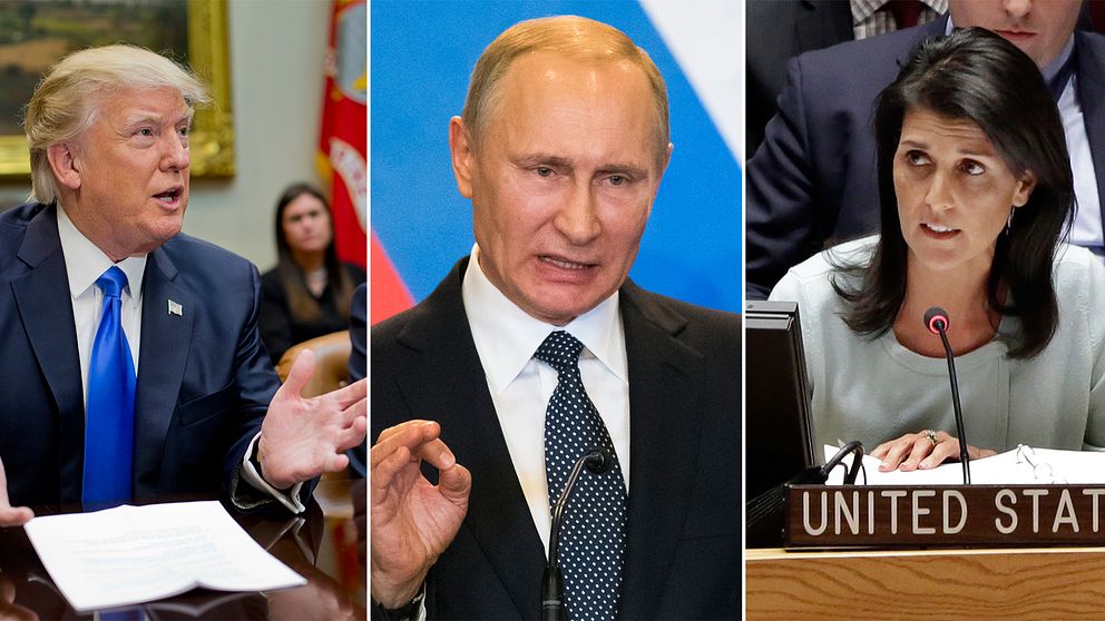 Trump, Nikki Haley, Putin