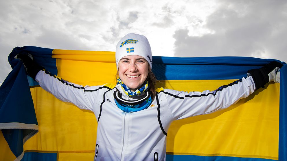 Ebba Andersson tog ett guld på JVM.