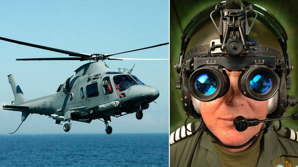Helikopter och night vision goggles