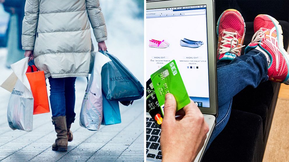 Butiksjobb hotas när fler shoppar på nätet